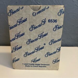 Princess House Crystal Ornament Box